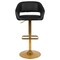 Flash Furniture Black Vinyl Adjustable Height Barstool CH-122070-BK-G-GG - alternate 9